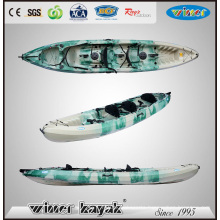 3 Paddlers (Max) and No Inflatable PE Material Hull Kayak